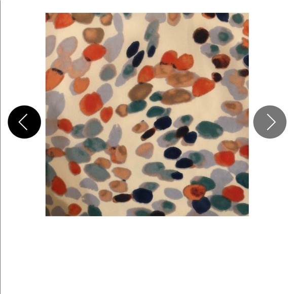 MAEVE Anthropologie Watercolor Flutter V-Neck Cold Shoulder Dress - XS - NWOT - Picture 5 of 10